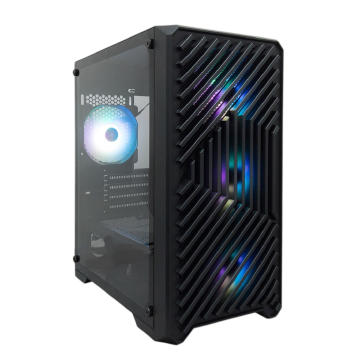 Компьютерный корпус 1STPLAYER TRILOBITE T5 ARGB Black (T5-BK-4F7)