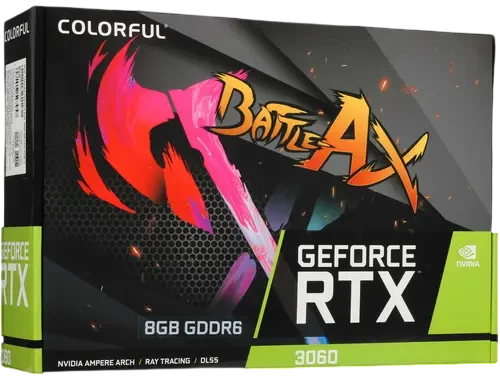 Видеокарта Colorful (RTX 3060 NB DUO 8GB-V) GeForce RTX 3060 8Gb NB DUO 8GB-V