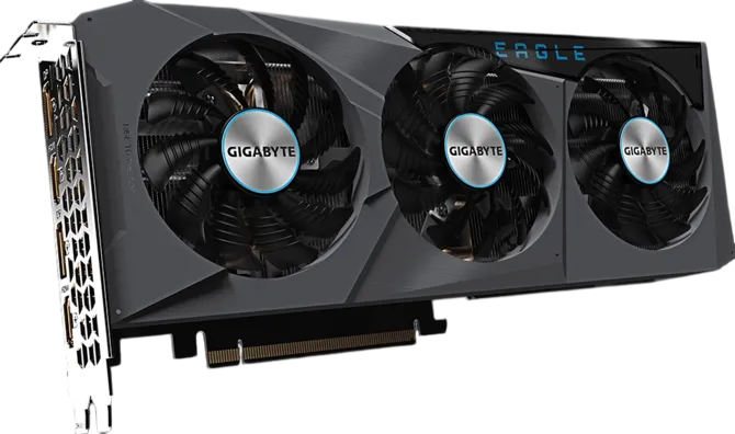 Видеокарта Gigabyte (GV-N306TXEAGLE OC-8GD) GeForce RTX 3060 Ti 8Gb D6X EAGLE OC