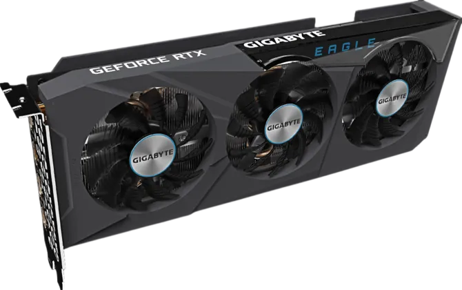 Видеокарта Gigabyte (GV-N306TXEAGLE OC-8GD) GeForce RTX 3060 Ti 8Gb D6X EAGLE OC