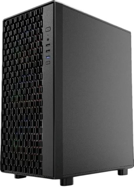 Компьютерный корпус Powercase Mistral PA4B FRGB Fan Black (CMPAB-L4)