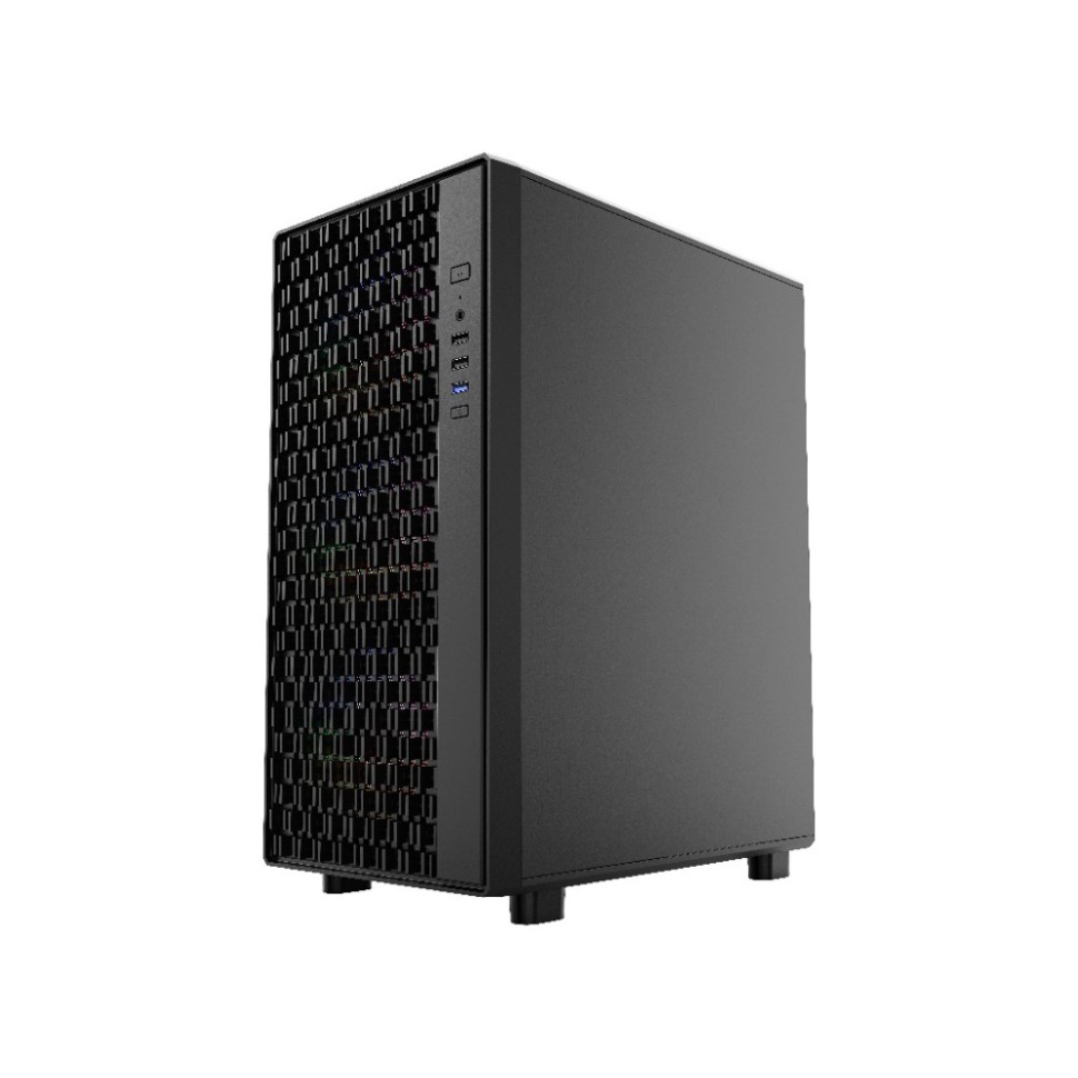 Компьютерный корпус Powercase Mistral PA4B FRGB Fan Black (CMPAB-L4)