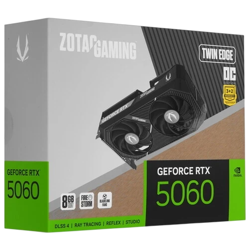 Видеокарта ZOTAC (ZT-B50600H-10M) GeForce RTX 5060 8GB Twin Edge OC