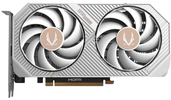 Видеокарта ZOTAC (ZT-B50600Q-10M) GeForce RTX 5060 8GB Twin Edge OC WHITE ED