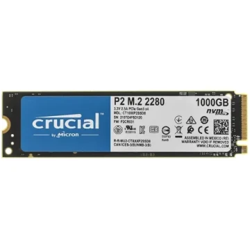 Твердотельный накопитель CRUCIAL 1000 Gb P2 CT1000P2SSD8