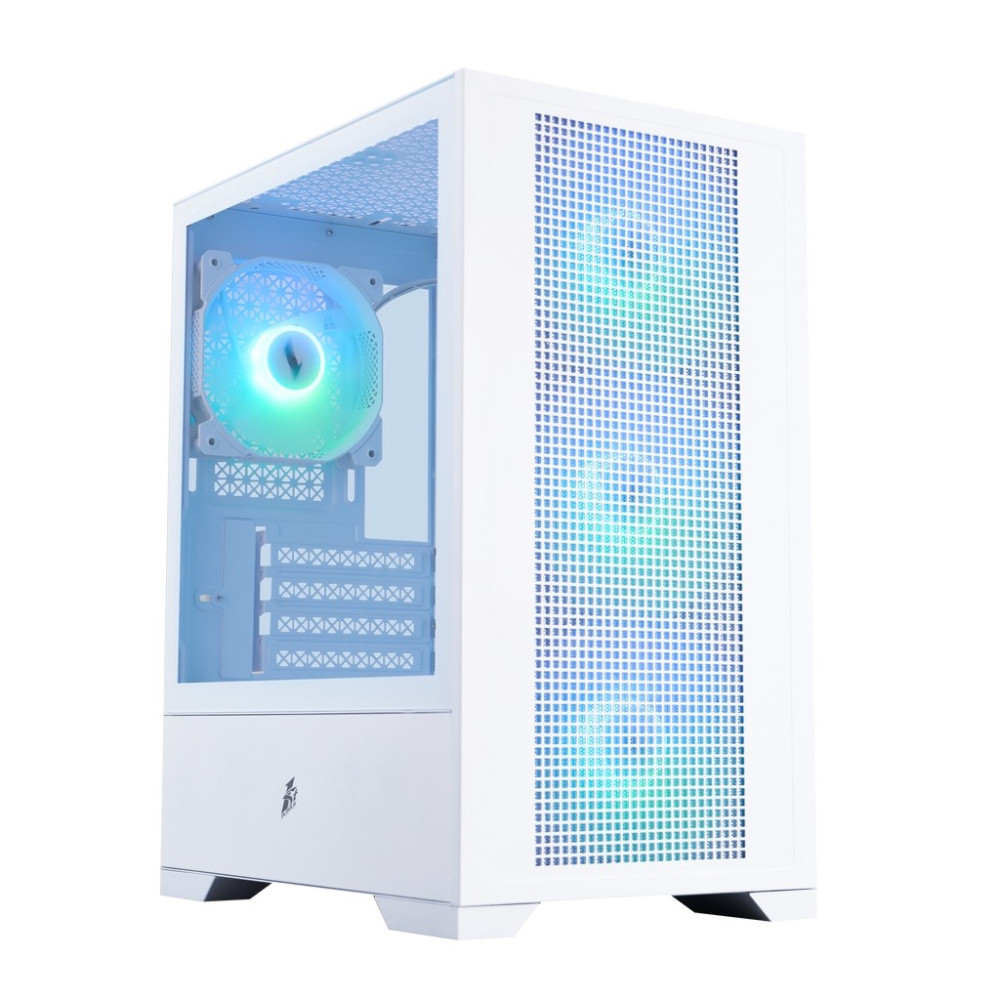 Компьютерный корпус 1STPLAYER Go2 ARGB White (Go2-WH-4F7-W)