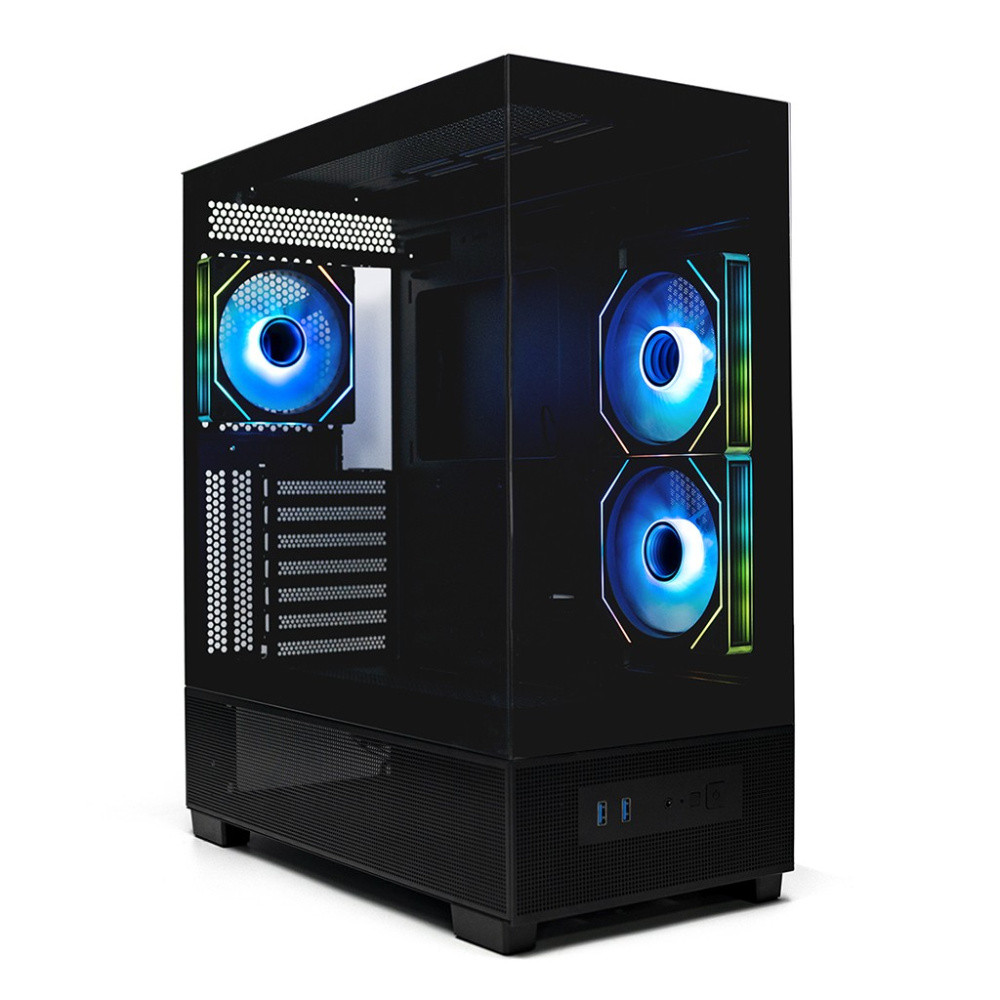 Компьютерный корпус XASTRA Q500 3ARGB-C10 Black (Q500-3FM12A-C10)