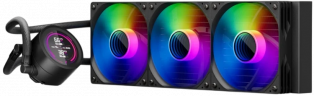 Система жидкостного охлаждения для процессора 1STPLAYER TS4 360 Display ARGB Black (TS4-360-BK)