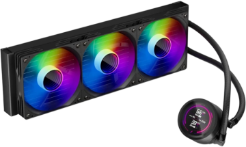 Система жидкостного охлаждения для процессора 1STPLAYER TS4 360 Display ARGB Black (TS4-360-BK)