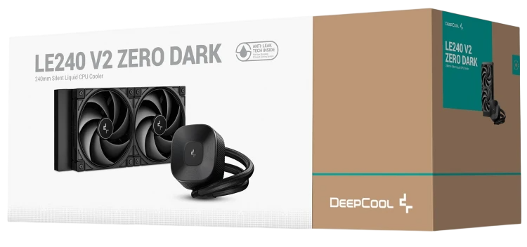 Система жидкостного охлаждения для процессора Deepcool LE240 V2 ZERO DARK
