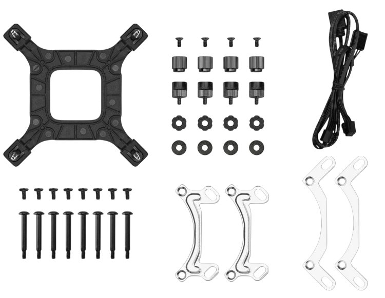 Система жидкостного охлаждения для процессора Deepcool LE240 V2 ZERO DARK