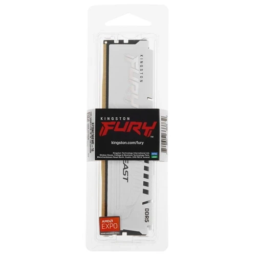 Оперативная память 16 Gb 5600 MHz Kingston FURY Beast RGB White (KF556C36BWE-16)