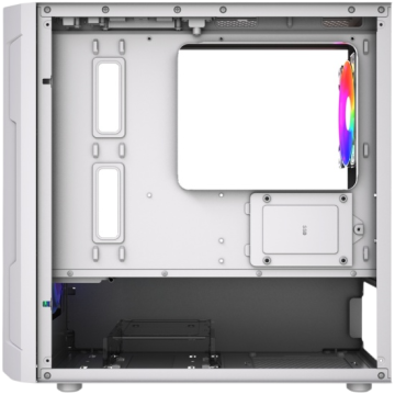 Компьютерный корпус Powercase Mistral Micro D3W TG ARGB V2 White (CMMDW-A3-V2)