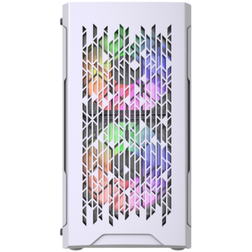 Компьютерный корпус Powercase Mistral Micro D3W TG ARGB V2 White (CMMDW-A3-V2)