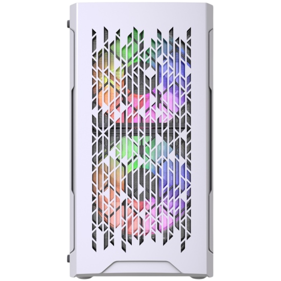 Компьютерный корпус Powercase Mistral Micro D3W TG ARGB V2 White (CMMDW-A3-V2)
