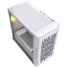Компьютерный корпус Powercase Mistral Micro D3W TG ARGB V2 White (CMMDW-A3-V2)