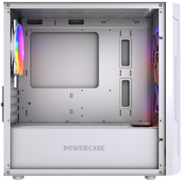 Компьютерный корпус Powercase Mistral Micro D3W TG ARGB V2 White (CMMDW-A3-V2)