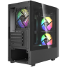 Компьютерный корпус Powercase Mistral SM02 TG ARGB Black (CMMSM02B-A3)