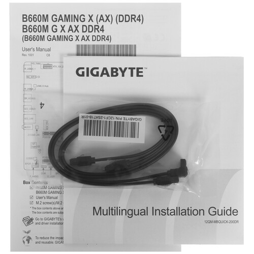 Материнская плата GIGABYTE B660M GAMING X DDR4