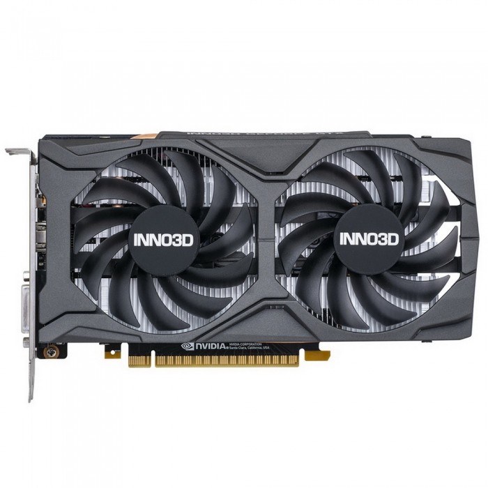 Видеокарта INNO3D (N16502-04D6X-1720VA30) GeForce GTX 1650 4GB TWIN X2 OC V2