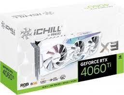 Видеокарта INNO3D (C406T3-08D6X-17113280) GeForce RTX 4060 Ti 8GB ICHILL X3 WHITE