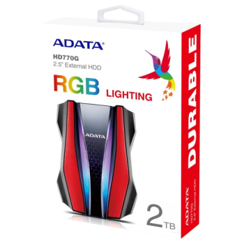 Внешний HDD ADATA XPG 2000 Gb Red (AHD770G-2TU32G1-CRD)