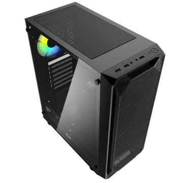 Компьютерный корпус Powercase MISTRAL Z1 MESH LED CMIZB-L1