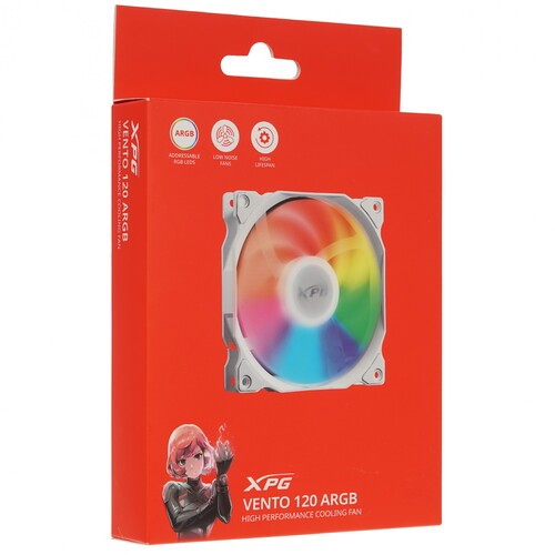 Вентилятор для корпуса ADATA XPG VENTO 120 ARGB White VENTO120ARGB-WHCWW