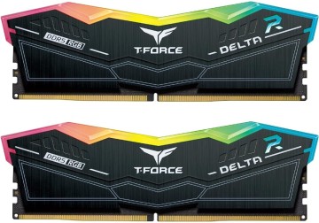 Оперативная память 64 Gb 6000 MHz Team Group T-FORCE DELTA RGB Black (FF3D564G6000HC30CDC01)