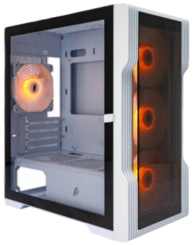 Компьютерный корпус 1STPLAYER TRILOBITE T3-G ARGB White (T3-G-WH-4F2-W(AP))