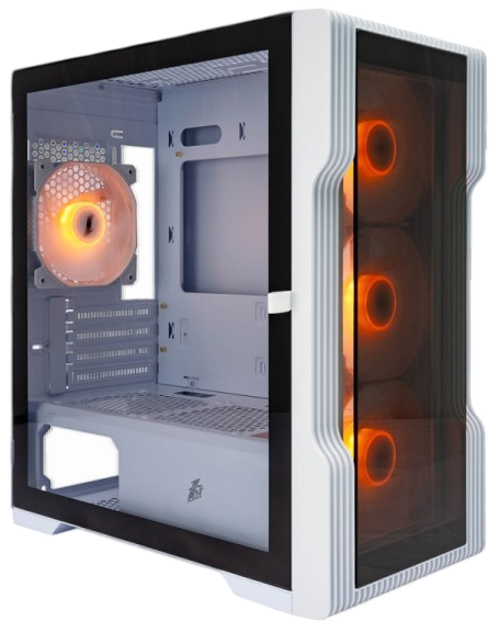Компьютерный корпус 1STPLAYER TRILOBITE T3-G ARGB White (T3-G-WH-4F2-W(AP))