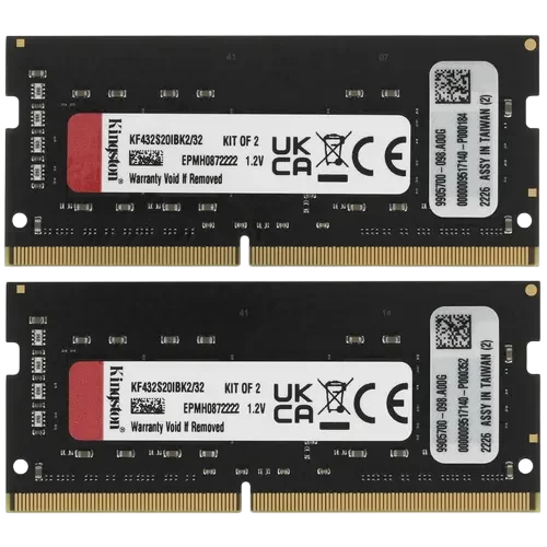 Оперативная память 32 Gb 3200 MHz Kingston FURY IMPACT (KF432S20IBK2/32) RTL