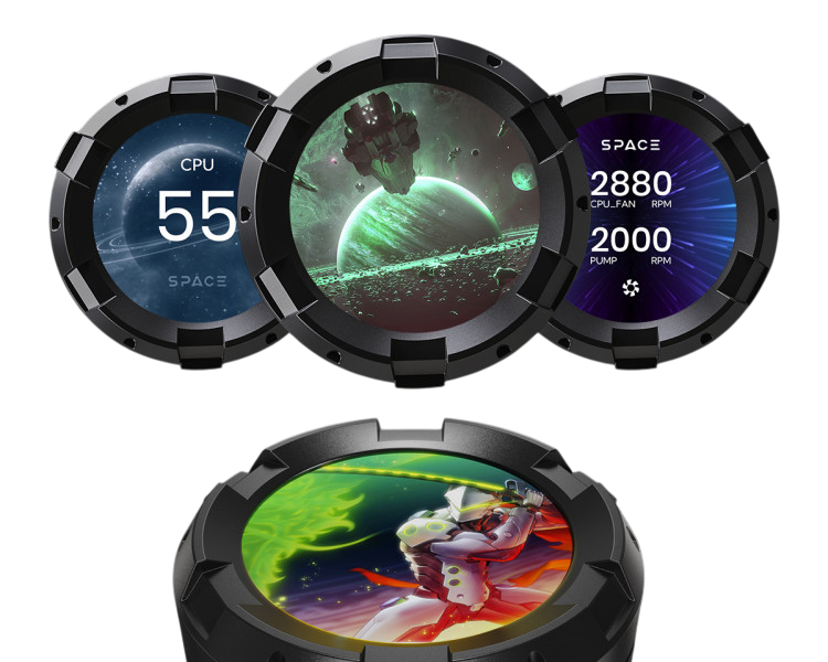 Система жидкостного охлаждения для процессора ID-COOLING SL360 PRO SE Black