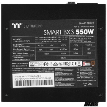 Блок питания Thermaltake 550W Smart BX3 550 (PS-SPD-0550NNFABx-3/PS-SPD-0550NNFABE-3) 16 Pin (PCIe 5.0 Connector Cable Details)