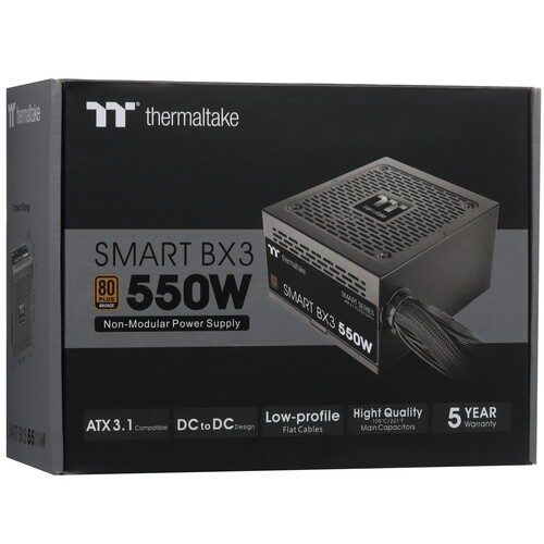 Блок питания Thermaltake 550W Smart BX3 550 (PS-SPD-0550NNFABx-3/PS-SPD-0550NNFABE-3) 16 Pin (PCIe 5.0 Connector Cable Details)