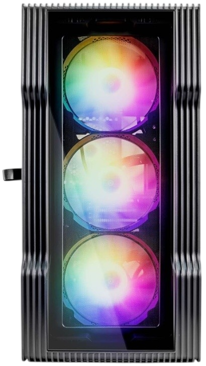 Компьютерный корпус 1STPLAYER TRILOBITE T3-G TG Black (T3-G-BK-4F1)