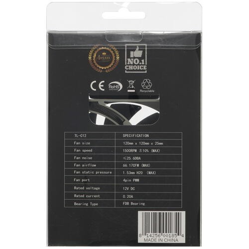 Вентилятор для корпуса Thermalright TL-C12015 (TRTLC12015)