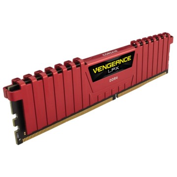 Оперативная память 8 Gb 2666 MHz CORSAIR VENGEANCE LPX Red (CMK8GX4M1A2666C16R)