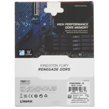 Оперативная память 32 Gb 6400 MHz Kingston FURY Renegade Silver (KF564C32RSK2-32)