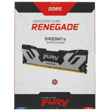 Оперативная память 32 Gb 6400 MHz Kingston FURY Renegade Silver (KF564C32RSK2-32)