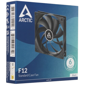 Вентилятор для корпуса Arctic Cooling F12 Black (ACFAN00201A)