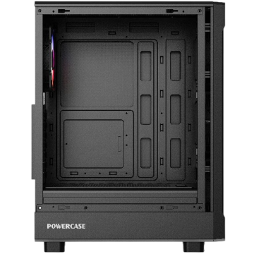 Компьютерный корпус Powercase Mistral PA5B FRGB TG Black (CMOAB-L4)