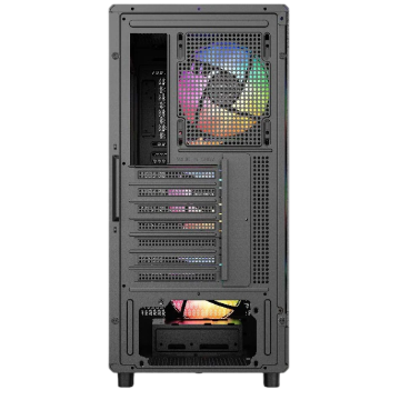 Компьютерный корпус Powercase Mistral PA5B FRGB TG Black (CMOAB-L4)