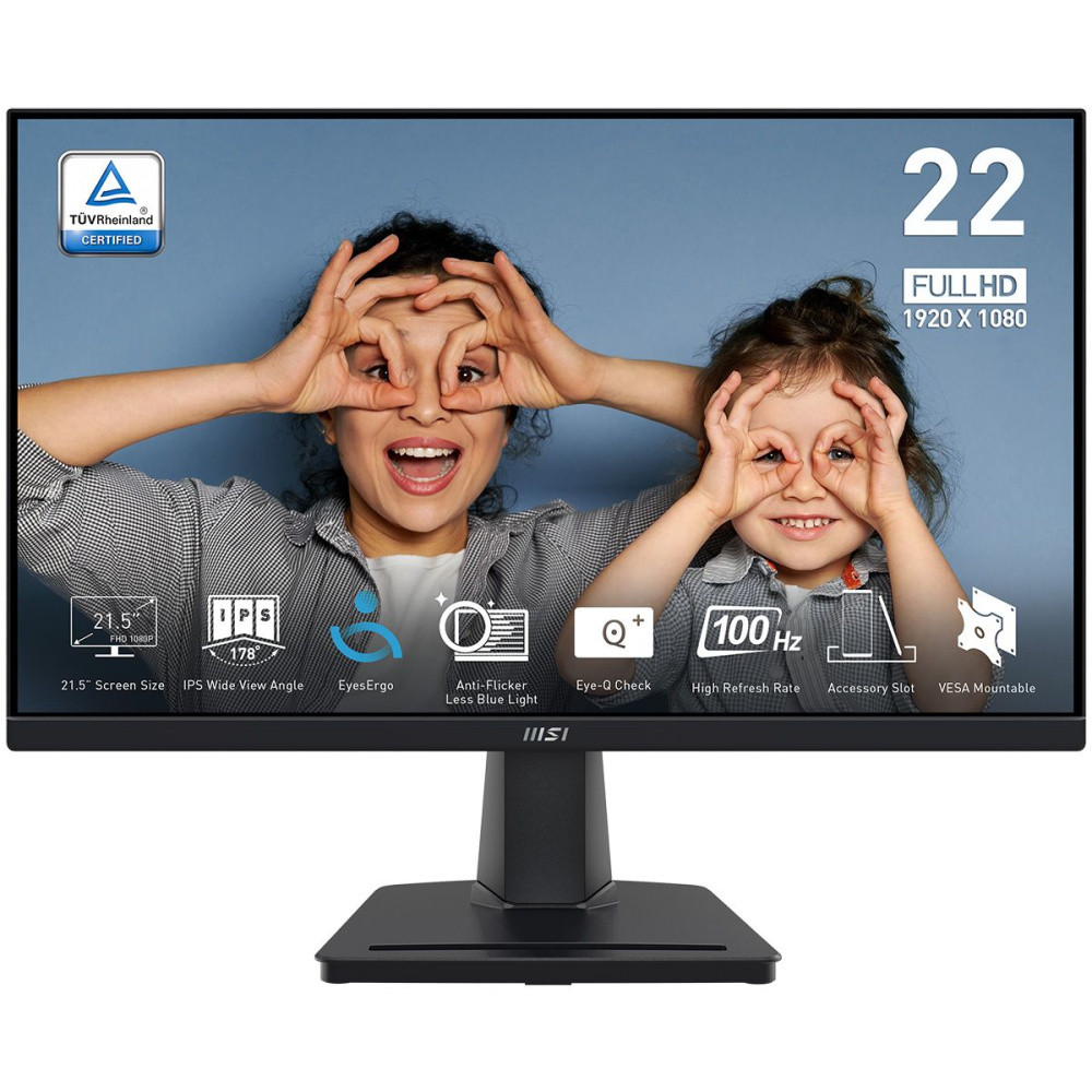 Монитор MSI 21.5" PRO MP225 Black (9S6-3PC6CM-004)