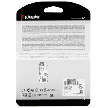 Твердотельный накопитель Kingston 256 Gb KC600 (SKC600/256G)