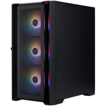 Компьютерный корпус 1STPLAYER TRILOBITE T4 MESH FRGB Black (T4-BK-4F1)
