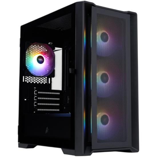 Компьютерный корпус 1STPLAYER TRILOBITE T4 MESH FRGB Black (T4-BK-4F1)