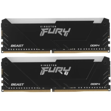 Оперативная память 32 Gb 3200 MHz Kingston FURY Beast RGB Black (KF432C16BB12AK2/32WP)