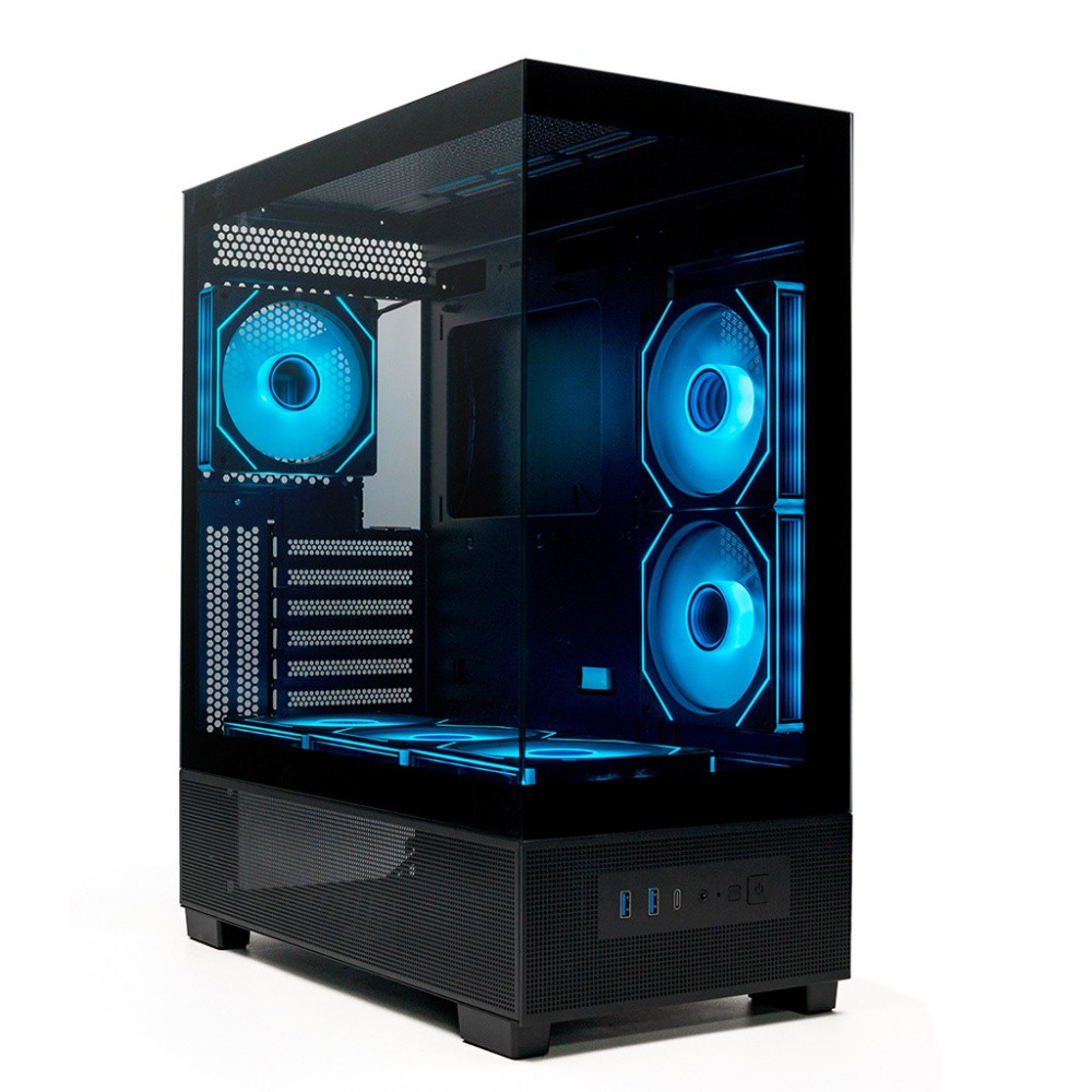 Компьютерный корпус XASTRA Q500 6ARGB-C10-UC Black (Q500-6FM12A-C10-UC)