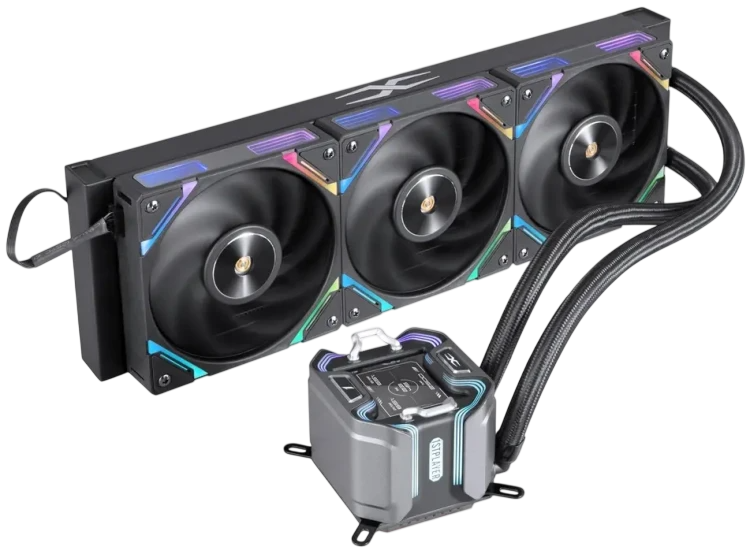 Система жидкостного охлаждения для процессора 1STPLAYER X-360 ARGB Black (X-360-BK)